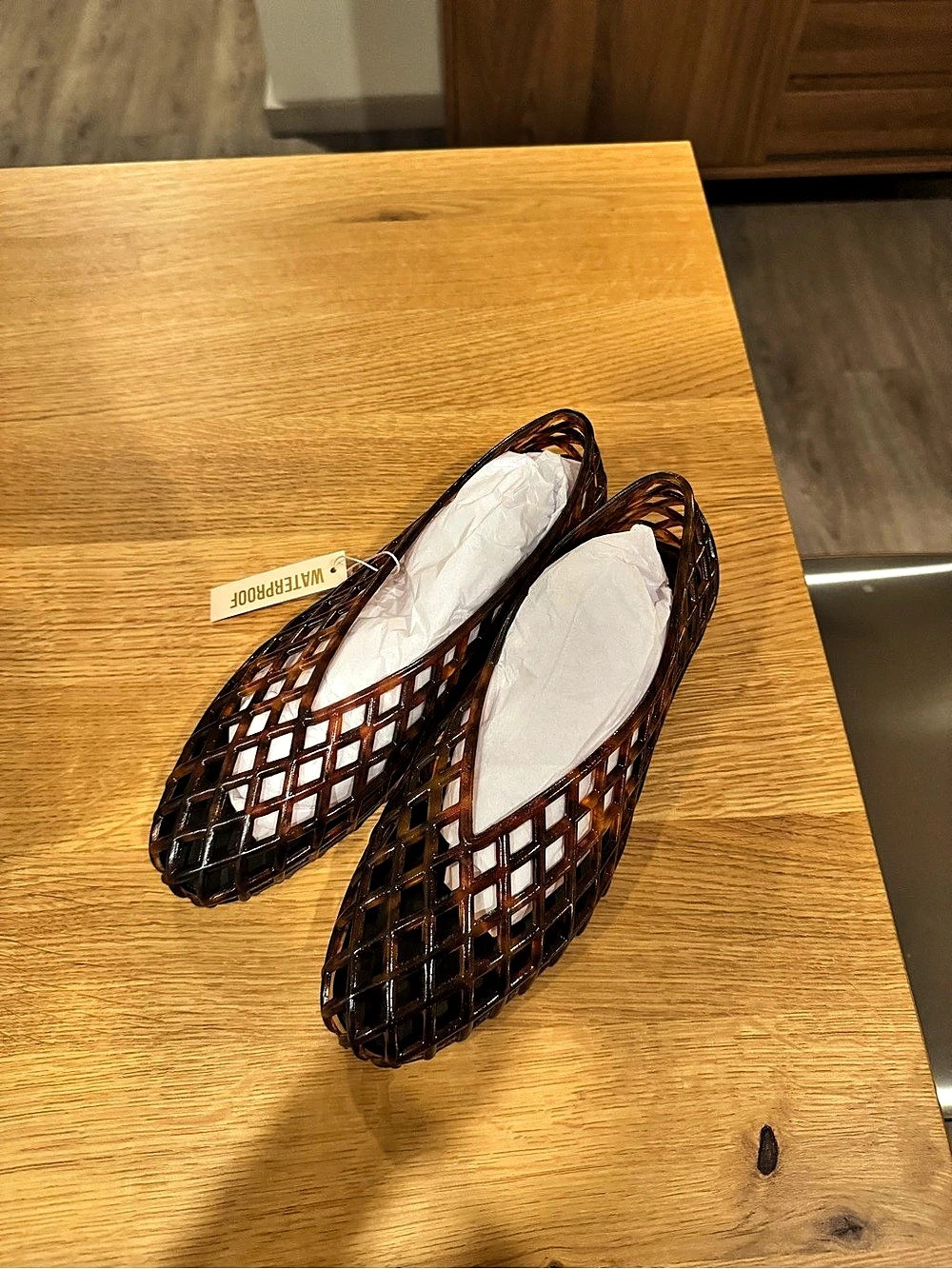 CUSHIONAIRE Siesta Jelly Ballet Flats